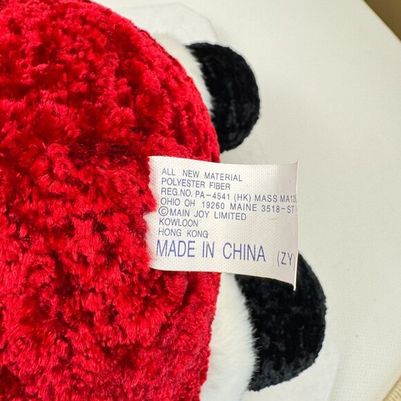 Vtg Main Joy Santa Claus Plush Stuffed Toy Red White Outfit Hat Pom 22" Soft - Picture 7 of 15